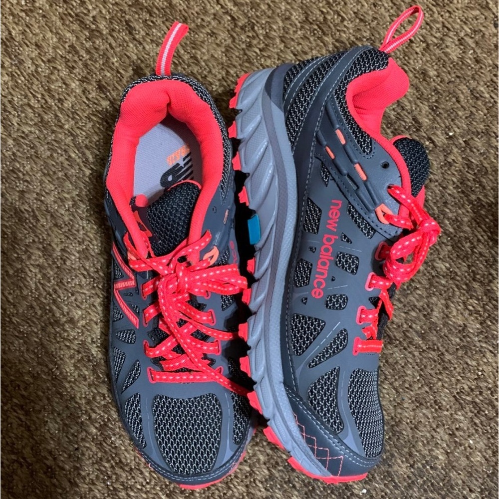 New Balance Womens 610 Running Shoes Gray WT610GP Mesh Low Top Sneakers Size 7B